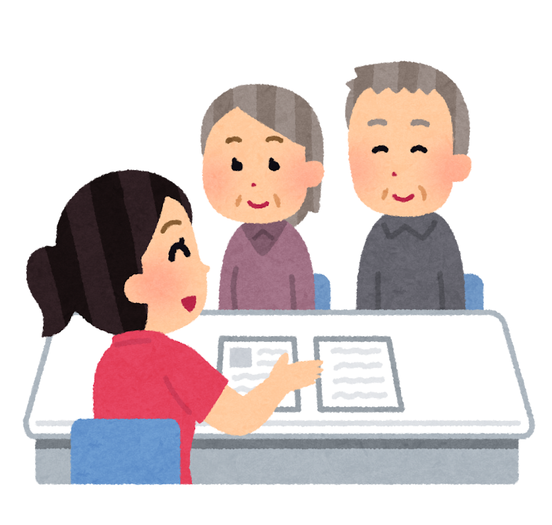 居宅介護支援事業所での相談の様子